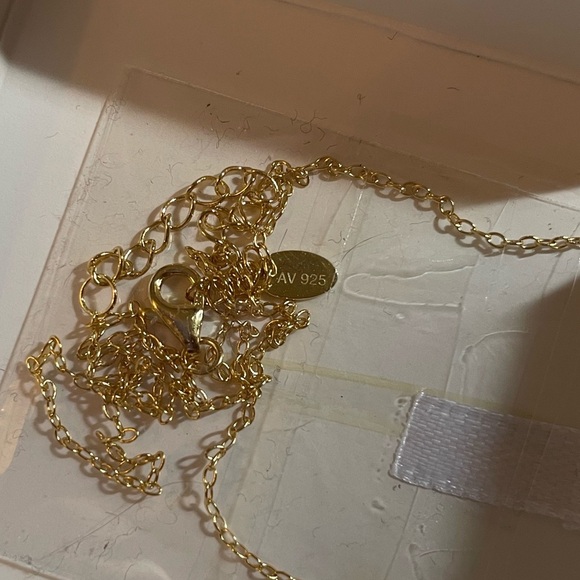 NIB: Argento Vivo Sterling Silver Moon & Star Necklace - Picture 4 of 5